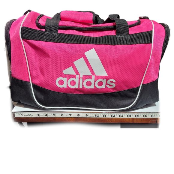 adidas Bags Adidas Gym Duffle Travel Bag Hot Bright Pink Black